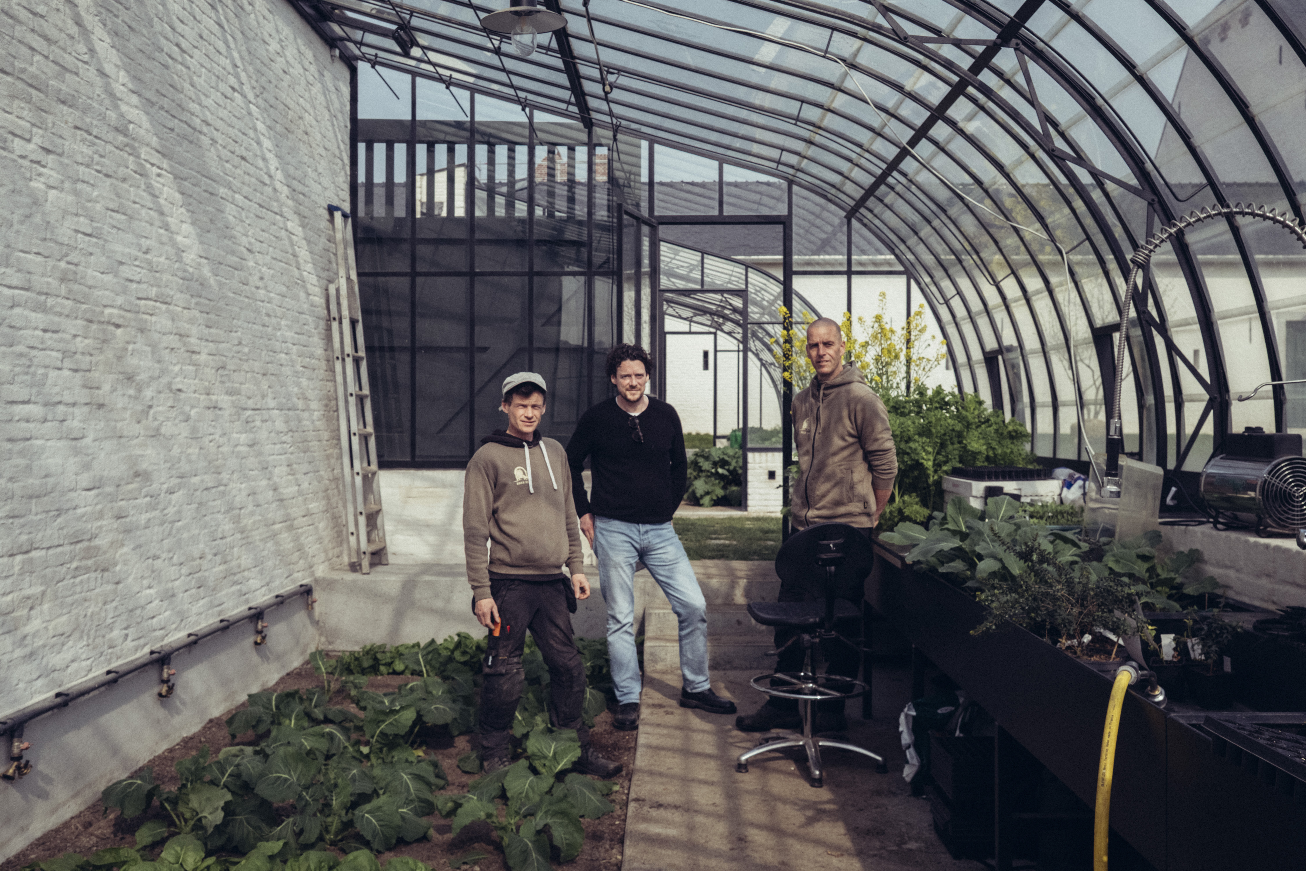 Jonathan Van Houtte, Kobe Desramaults en Ward Borremans.